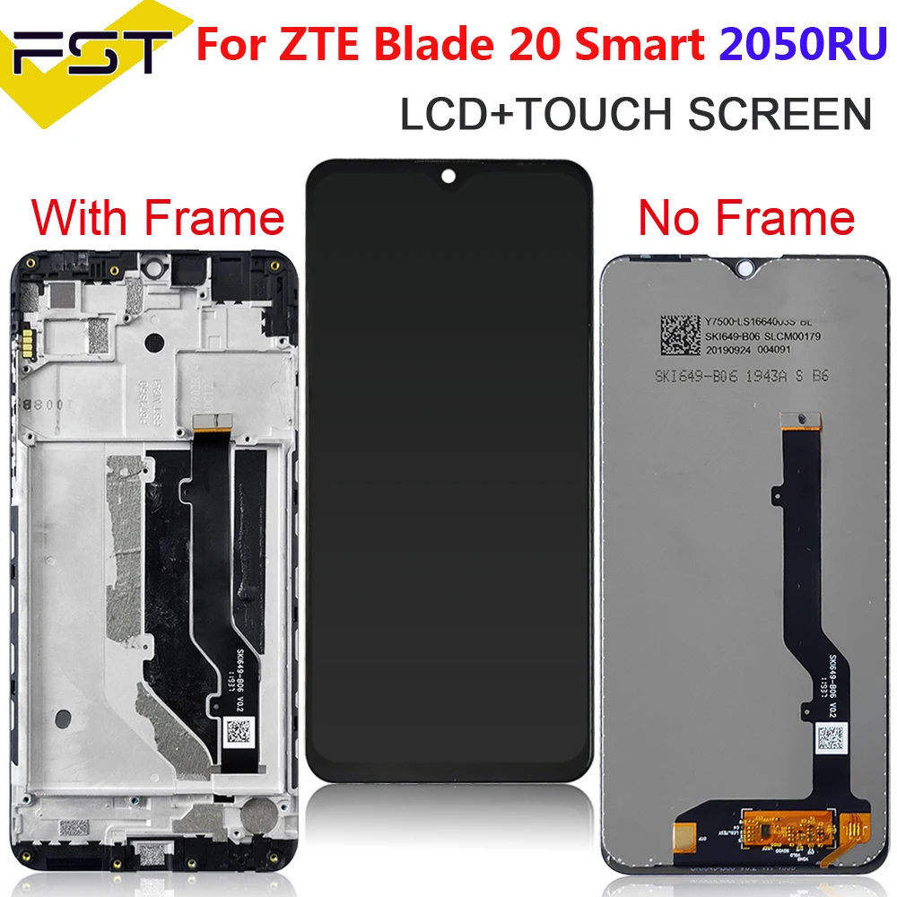 Custodia A Libro In PU Per ZTE Blade 20 / Blade 10 Smart – Con Slot Carte, Funzione Stand E Chiusura Magnetica (blu)