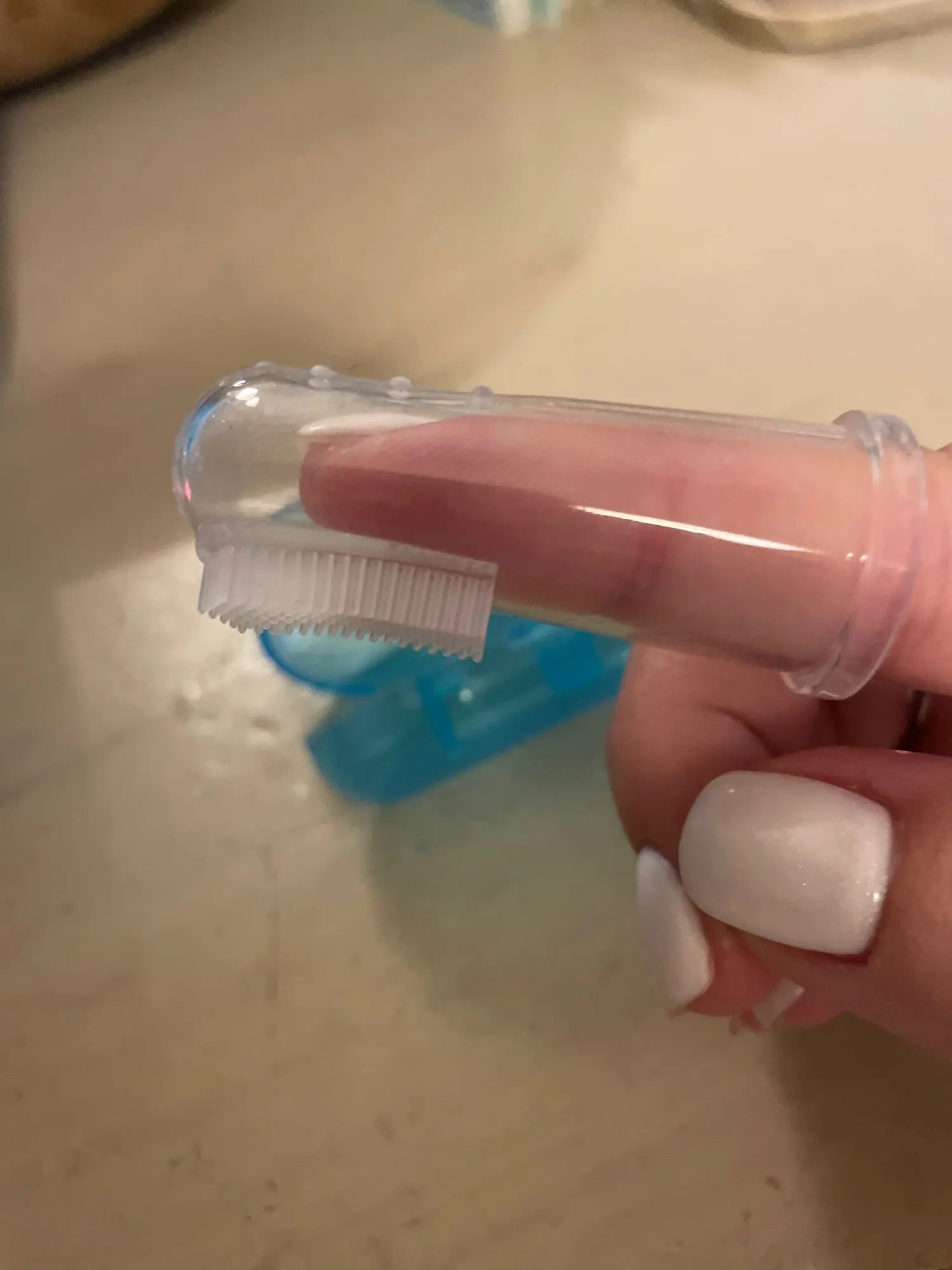 New Super Soft Pet Finger Toothbrush with Box Toy Teddy Dog Brush Bad Breath Tartar Teeth Tool Dog Cat Cleaning Pet Supplies
