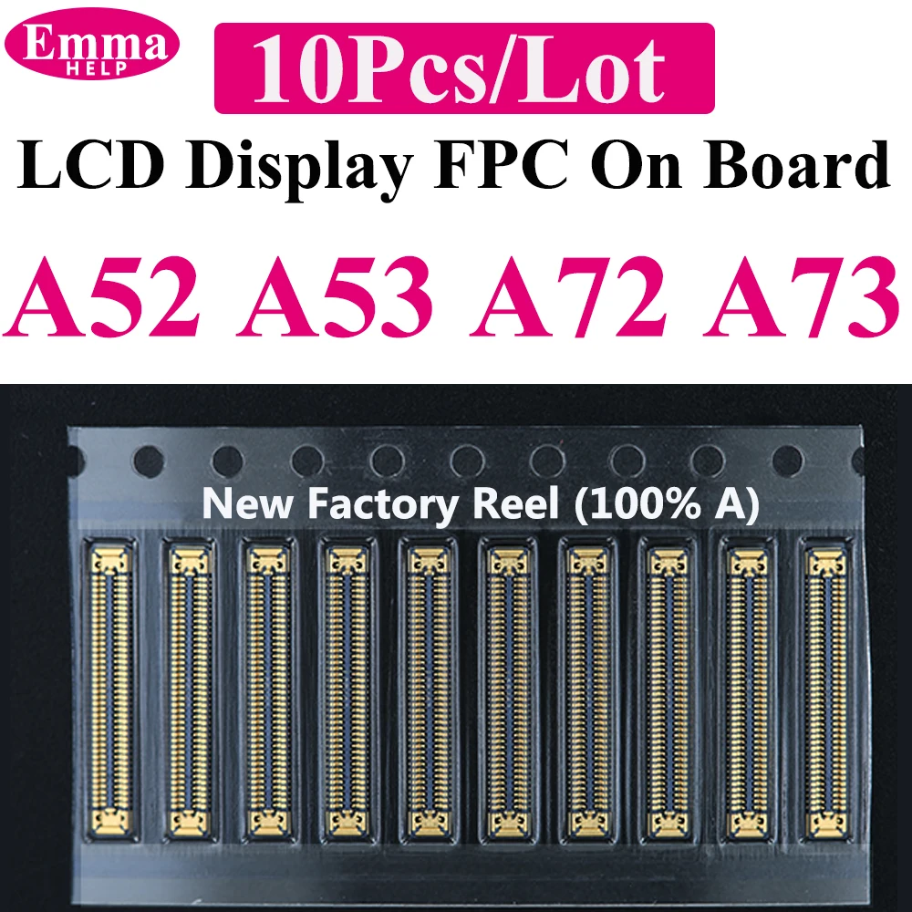 10pcs LCD Display Screen Flex FPC Connector - 40 78 Pin Plug On Board