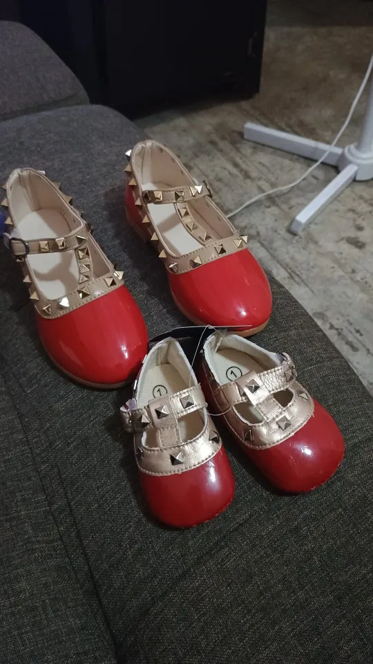 Girls T-Tied Flat Shoes photo review