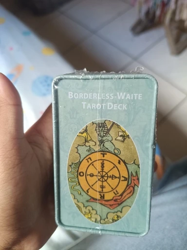 Metal Box Gilded Tarot Deck – Classic Rider–Waite–Smith Cards