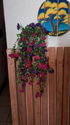 Artificial Flower New Artificial Hanging Flowers and Plants Easter Decoration 2025 UV-resistant and Realistic Room Decor Wedding photo review