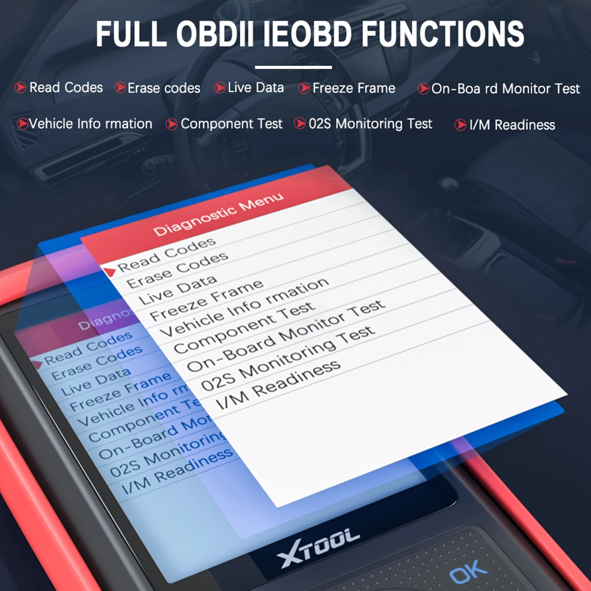 XTOOL X100 PRO3 OBD2 자동차 키 프로그래머 코드 리더 스캐너 진단 도구 EPB ABS TPS PK NT650 CRP129E 429C 무료 업데이트
