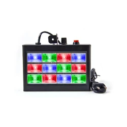 Mini lâmpada led, 12 leds, rgb, ro-68