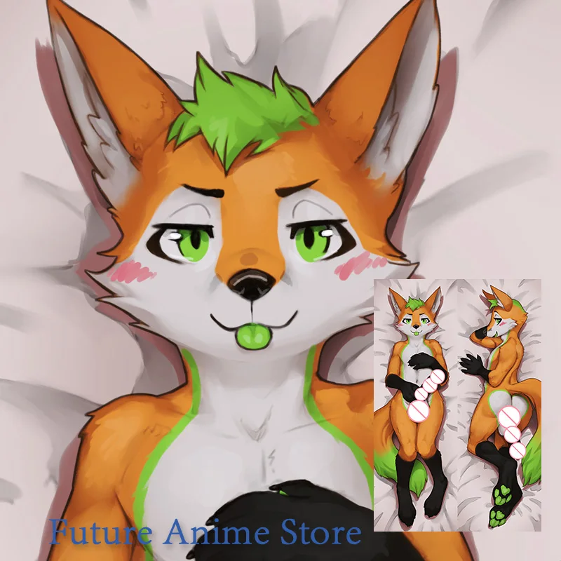

Двусторонняя наволочка Dakimakura FlashingFox из аниме с принтом в натуральную величину