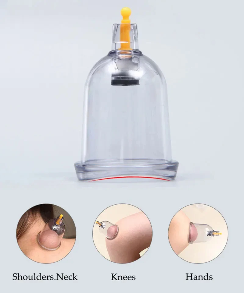 Vacuum Cupping Set Massager Back Massage Body Cup Suction Cups Chinese Medicine Detox Anti-Cellulite Massage Suction Cups Care