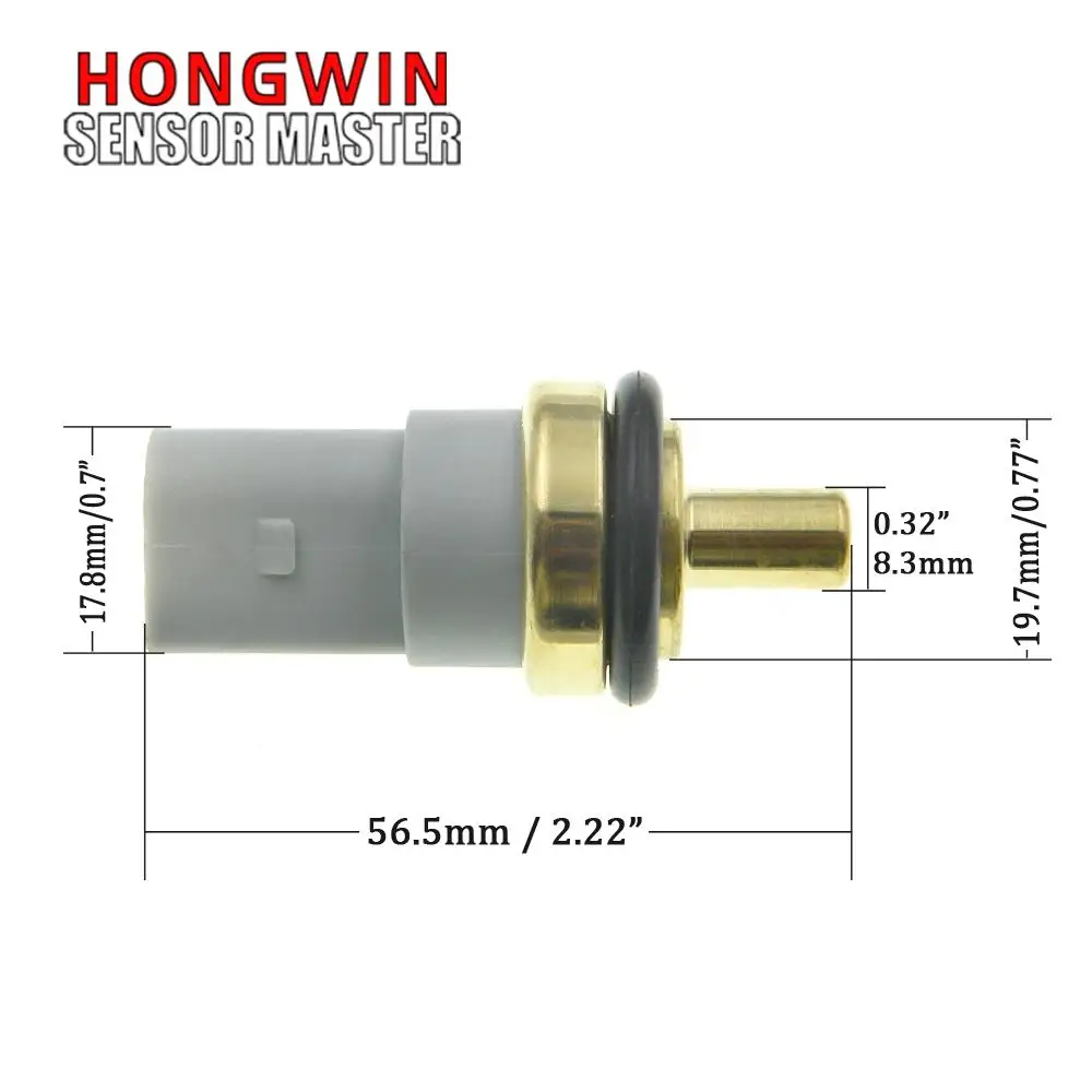 Coolant Temperature Sensor 06A919501A 95510612500 For Audi A3 A4 A5 A6 Q3 Q5 Q7 VW Passat Jetta Beetle CC Tiguan Touareg