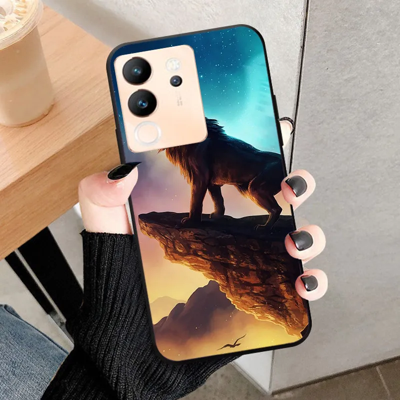 Sleek Black Soft Silicone TPU Protective Phone Case