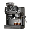 15bar Italian Electric Espresso Coffee Maker Pump Pressure Semi-automatic Milk Foam Grinding Integrated Coffee Machine Grinder 5