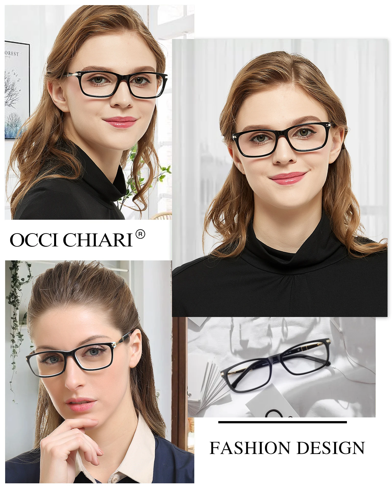 Anti Blue Light Glasses Women Eyewear Frames