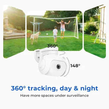 IMILAB EC5 -Smart Security System Kit, Outdoor Video Surveillance, Wireless App Control, Floodlight Camera, Wi-Fi, 2K 2