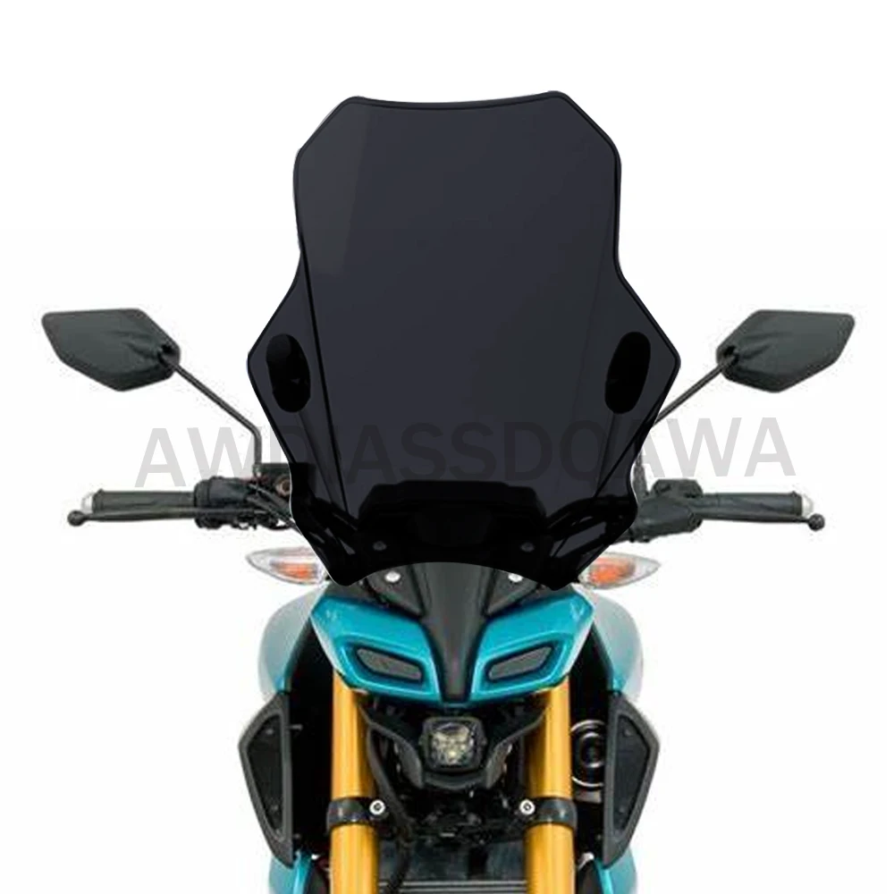 

Переднее ветровое стекло экран ветрового стекла ветрозащитный экран для YAMAHA MT-15 MT15 MT 15 2021 2022 2023 - 22 мм 25 мм 28 мм