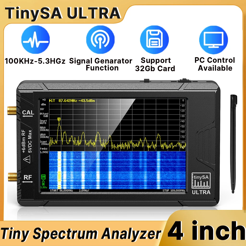 TinySA Analizzatore Di Spettro Portatile Generatore Di Segnale