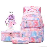 Primary School Bag Backpack for Kids Backpacks for School Teenagers Girls School Bags for Girls Orthopedic Backpack Set 2