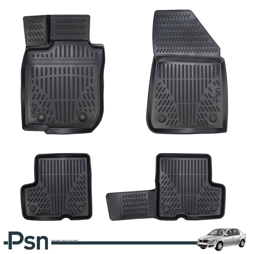 

3D коврики для бассейна Dacia Logan, для 2004 2012, автомобильный интерьерный ковер, протектор, аксессуары, резиновый роскошный пол, нескользящий ПСН