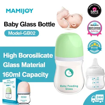 MAMIJOY Anti-Choke Glass Bottle 1