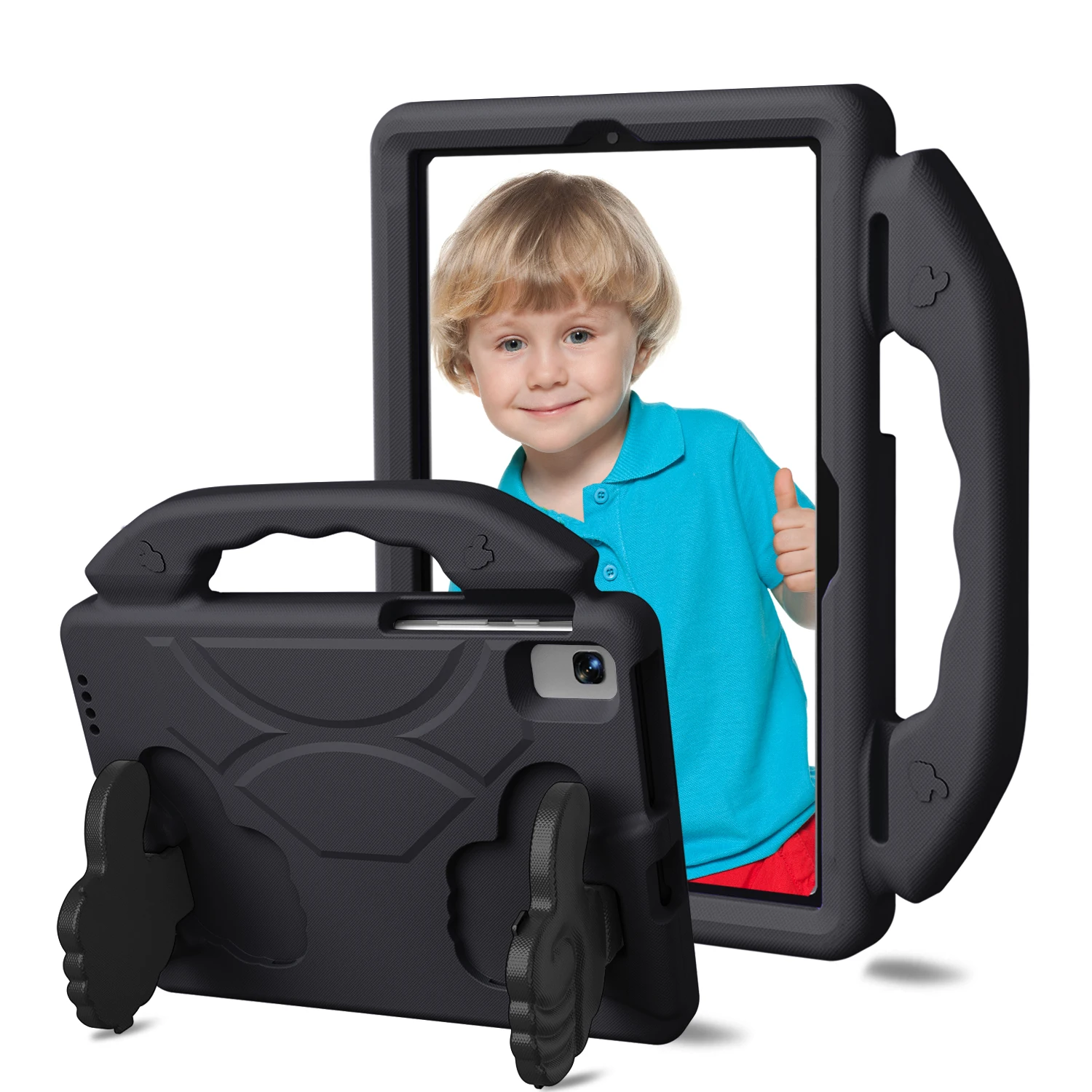 Shockproof Lightweight Tablet Case with Handle Stand, 10.4-inch