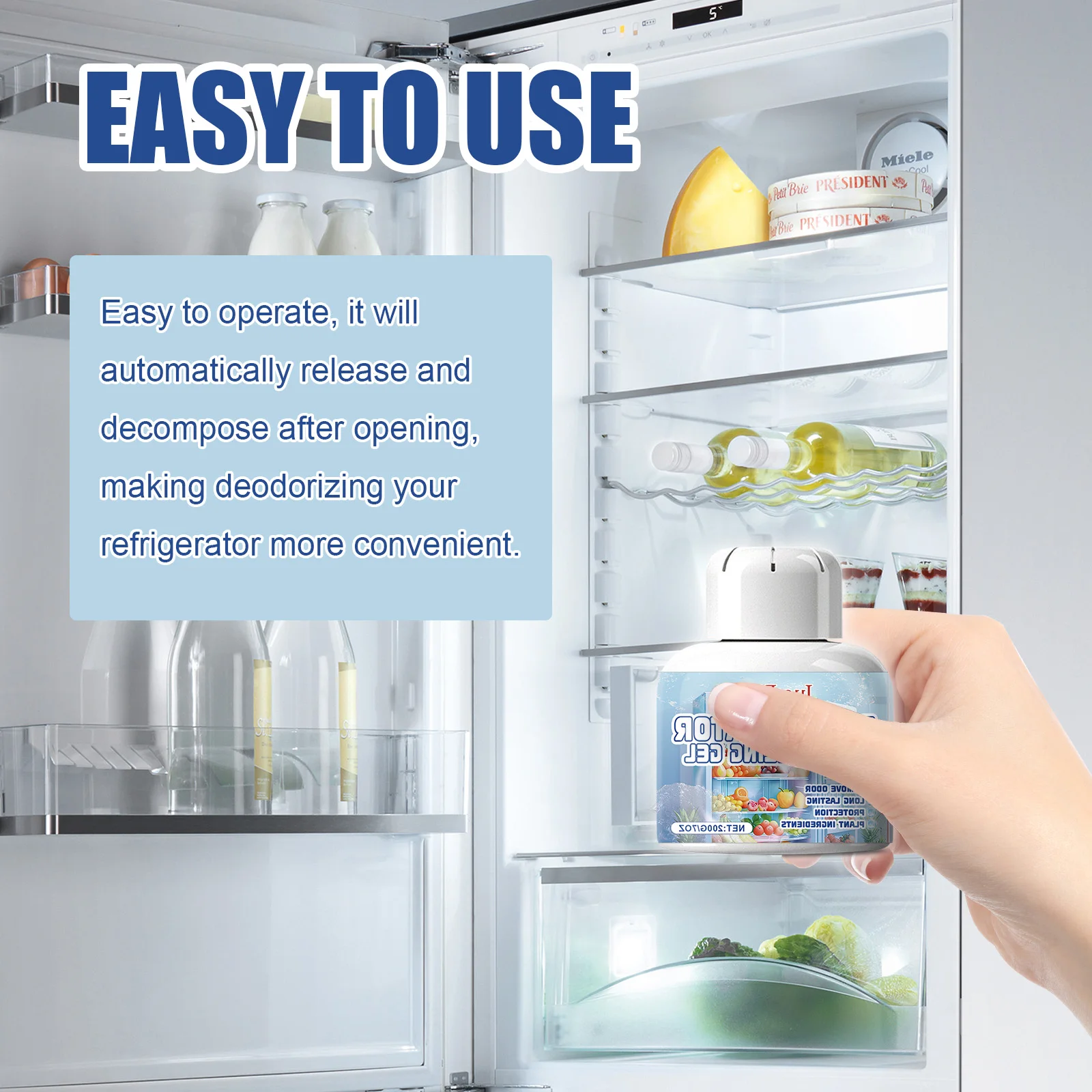 Refrigerator Deodorizing Gel Fresh Keeping Air Purification