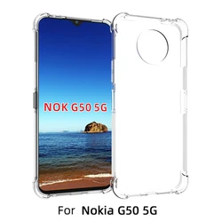Air Cushion Shockproof Silicon Soft TPU Back Cover Case for Nokia G50 (Clear Airbag Case)