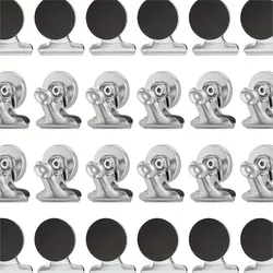 Heavy Duty Magnetic Clips for Home, Office, and Classroom Use (24 PCS)
