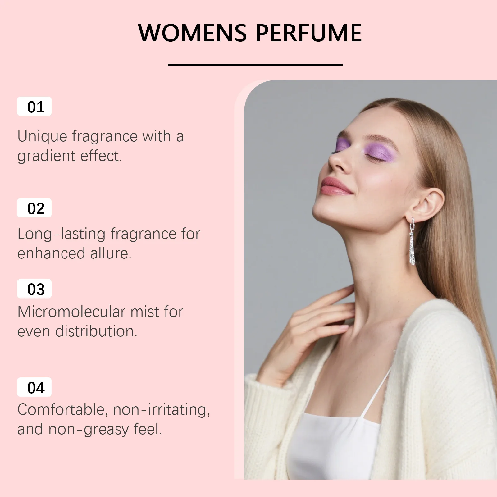 Profumo rosa donna eau de toilette floreale elegante persistente_voghion.com