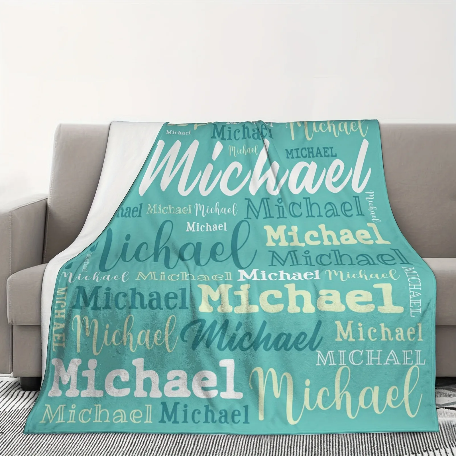 Custom Flannel Throw Blanket 4