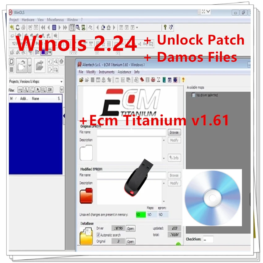 

Winols 2.24 with Ecm Titanium v1.61 26000 Drivers Winols 2.24with Unlock Patch + Damos Files with include install video