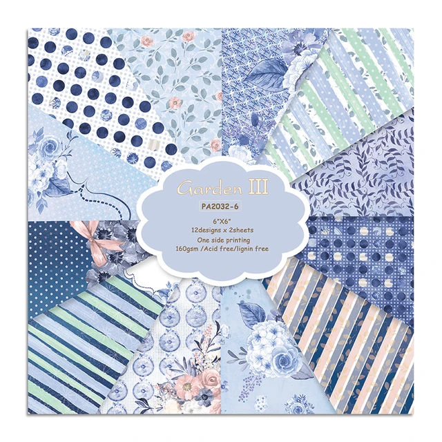 Blue Scrapbooking Paper