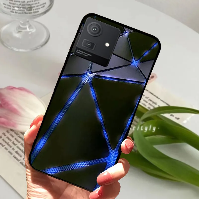 Shockproof Soft TPU Silicone Phone Case with Cartoon Matte Design
