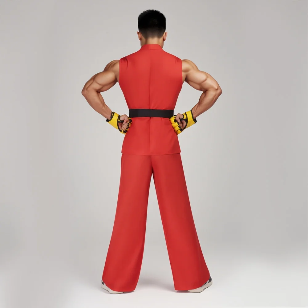 Street Fighter Ryu and Ken Martial Arts Uniform Cosplay Costume Set