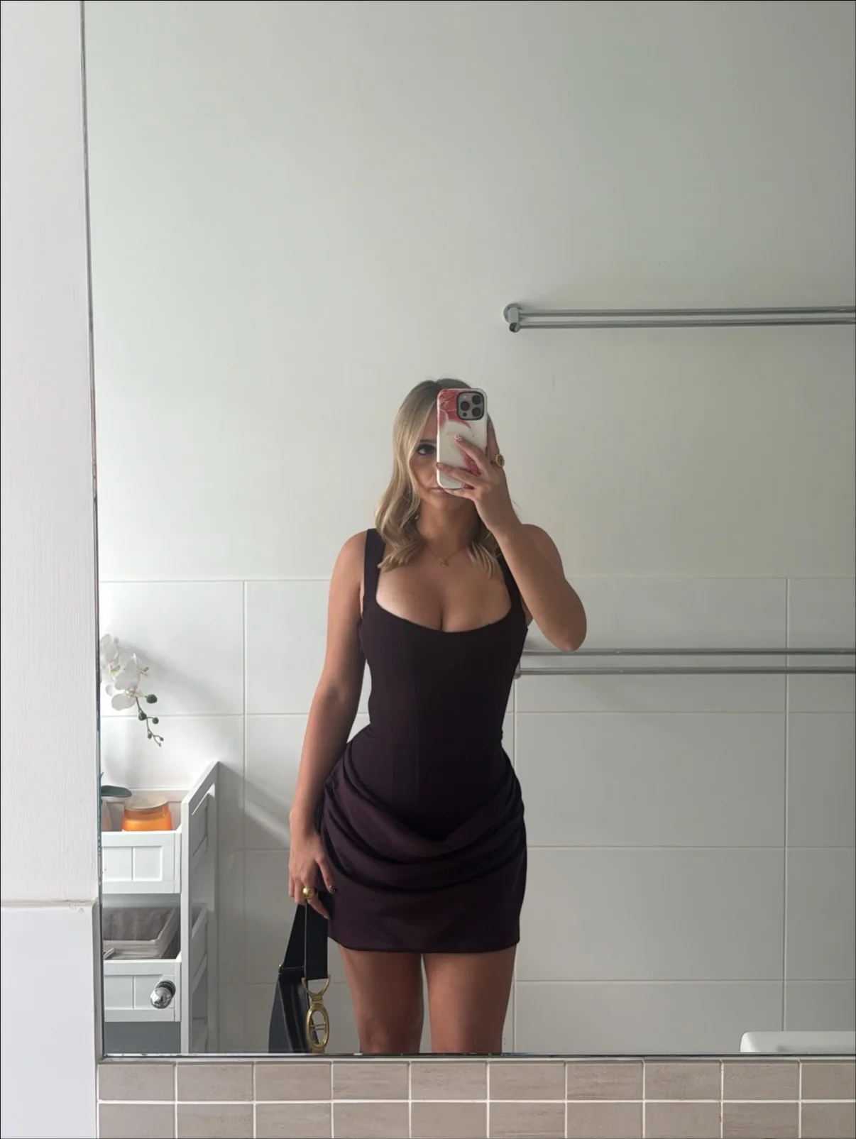 Sexy Square-neck Halter Mini Dress Women Pleated Sleeveless Backless High Waist Bodycon Dresses 2026 New Summer Lady Party Robes photo review