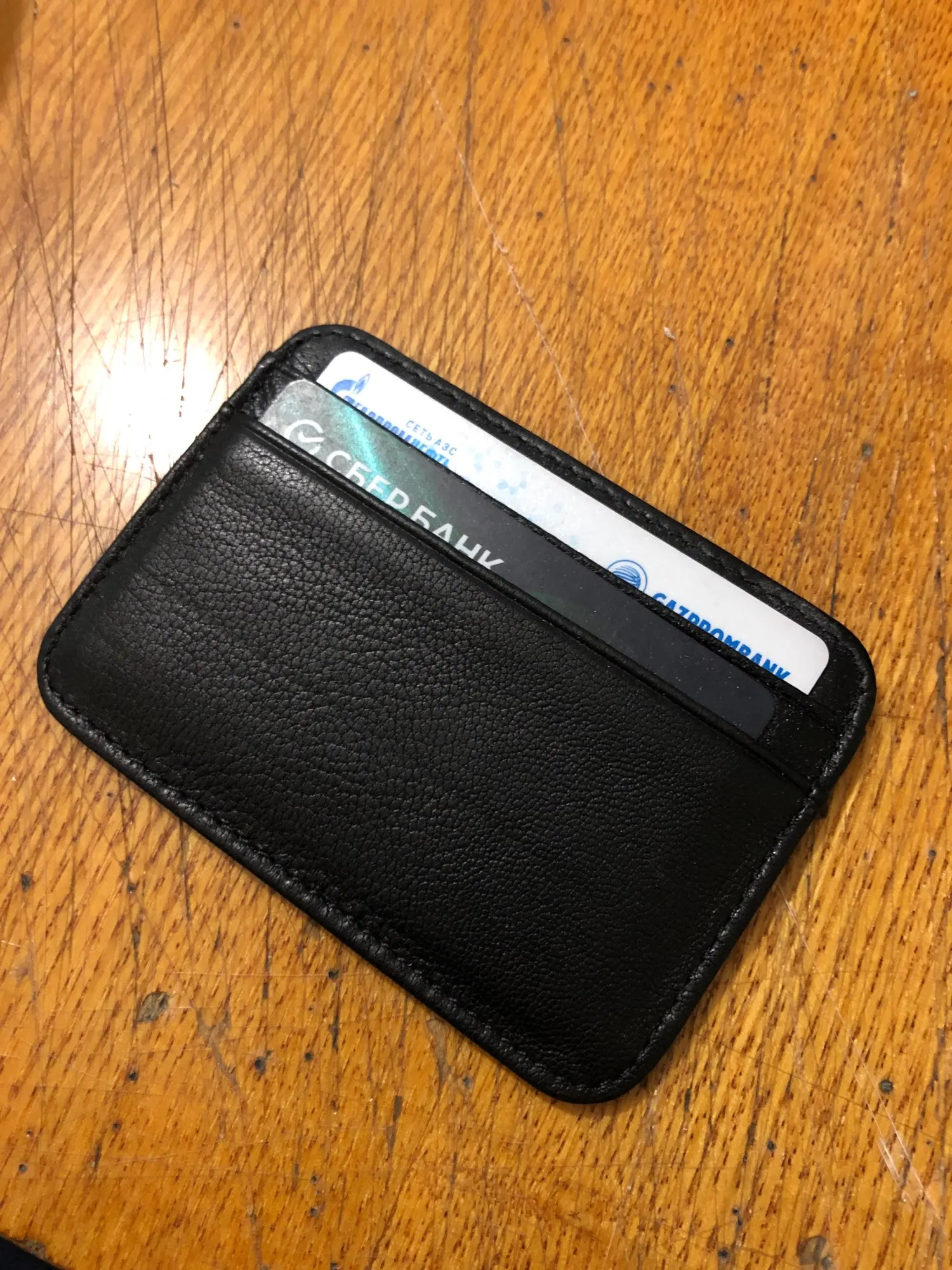 New Arrival Vintage Men's Genuine Leather Credit Card Holder Small Wallet Money Bag ID Card Case Mini Purse For Male