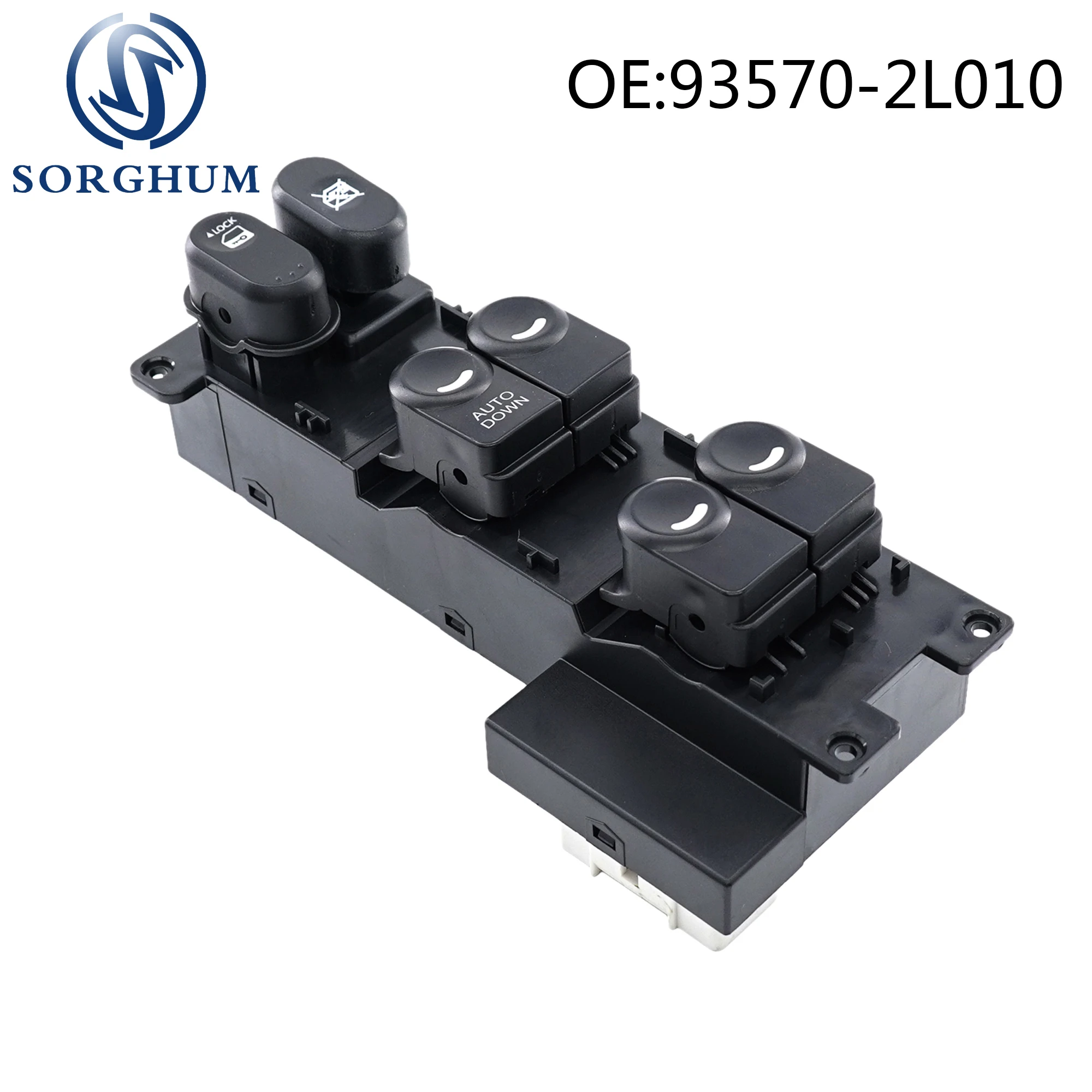 

Sorghum Auto Down LHD Power Window Master Control Switch Regulator 93570-1Z000 93570-2L010 For Hyundai i30 2008 2009 2010 2011