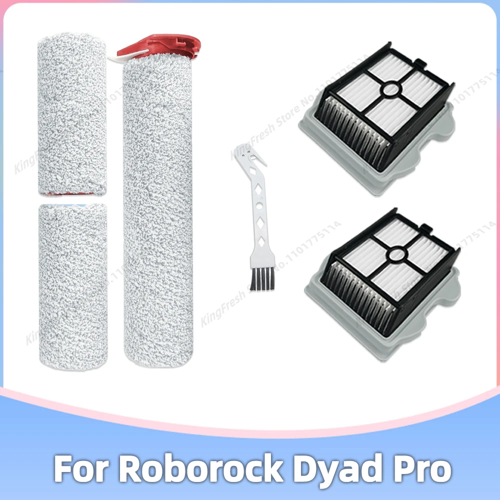 Compatível com Peças de Reposição Acessórios Escova de Rolo Filtro Hepa para Aspirador Roborock Dyad Proa10 Plusa10 Ultra