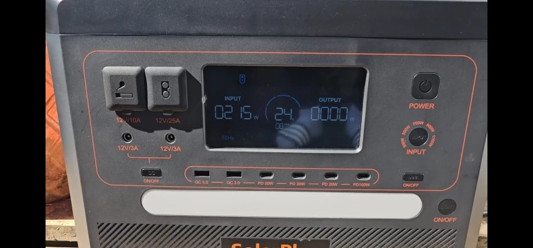 SOLARPLAY Q2501 Q2402M Portable Power Station 2160WH 2304WH LiFePO4 Battery with 2400W/2500W (4800W Peak) Solar Generator photo review