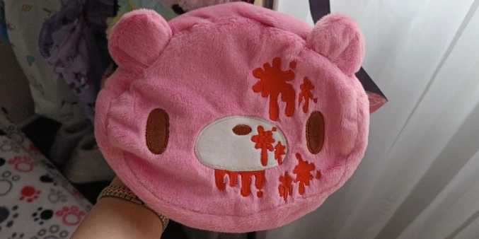 Gloomy Bear Plush Bag - Cutecore Aesthetic photo review