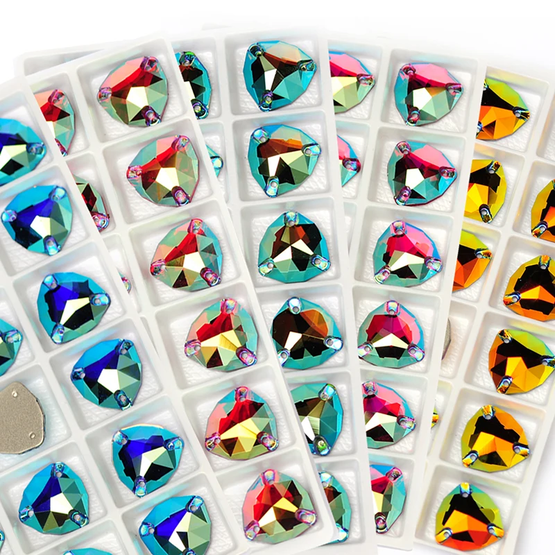 

YANRUO 3272 Trilliant New Color Effects DIY Strass Crystals Flatback Glass Stones Sewing Rhinestones For Crafts