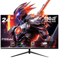 FYHXele 24-дюймовый игровой монитор 180 Гц 1K FHD Компьютерный дисплей 1 мс Время отклику Экран для ухода за глазами ЖК-дисплей Поддержка HDR G-Sync VESA