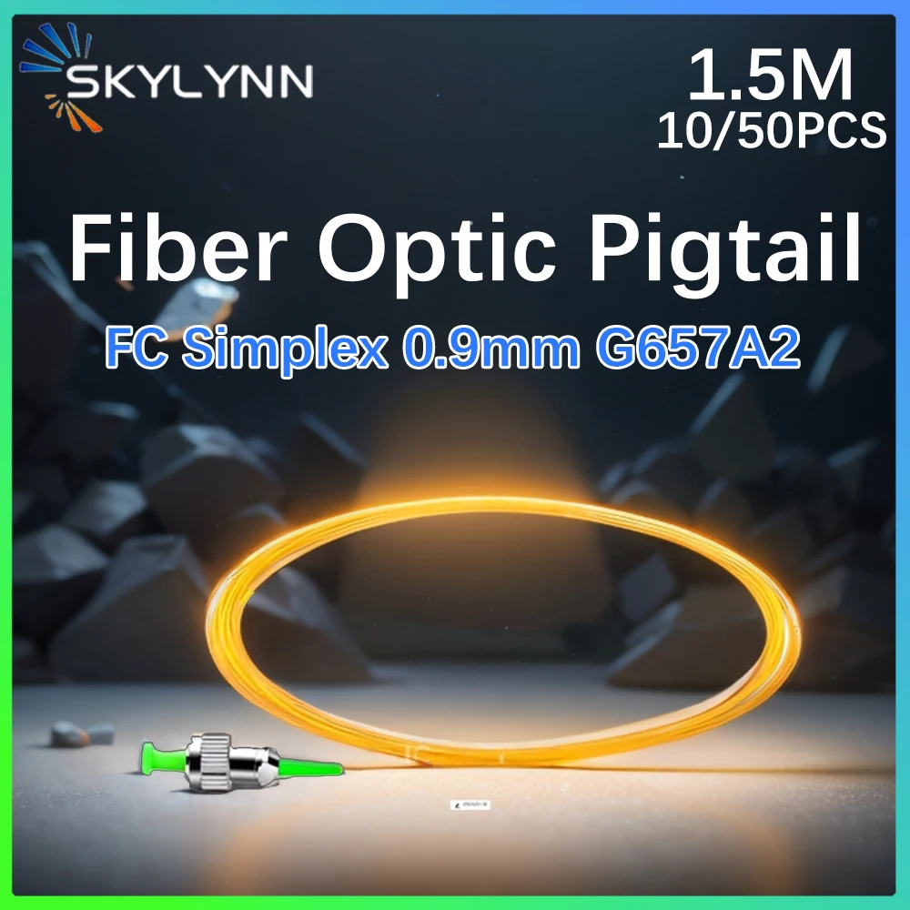 Conector-FC-APC-Pigtail-10-50PCS-1-5m-Monomodo-FC-G657A2-0-9MM-LSZH ...