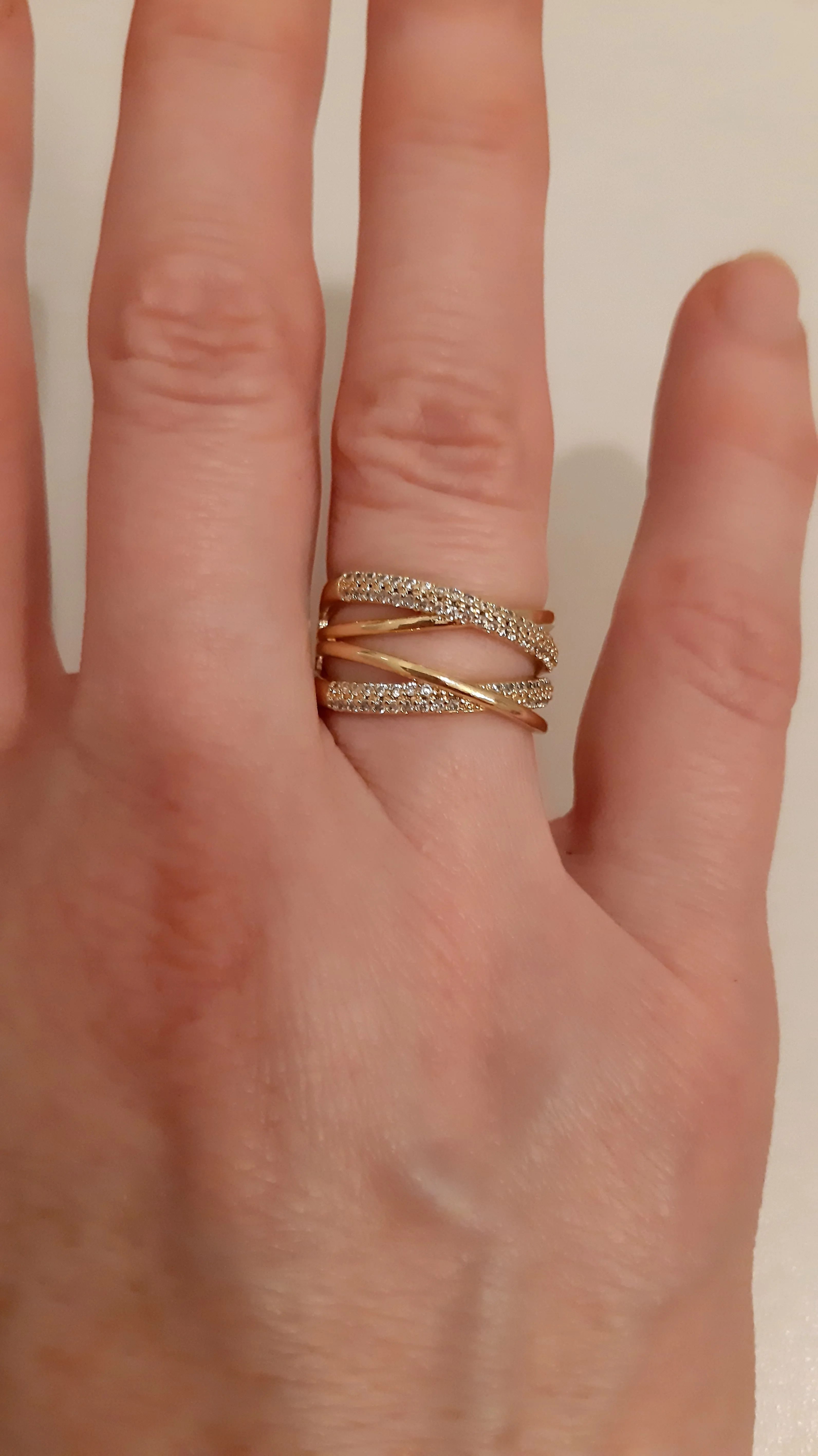 Fashion Gold Color Stainless Steel Rings photo review