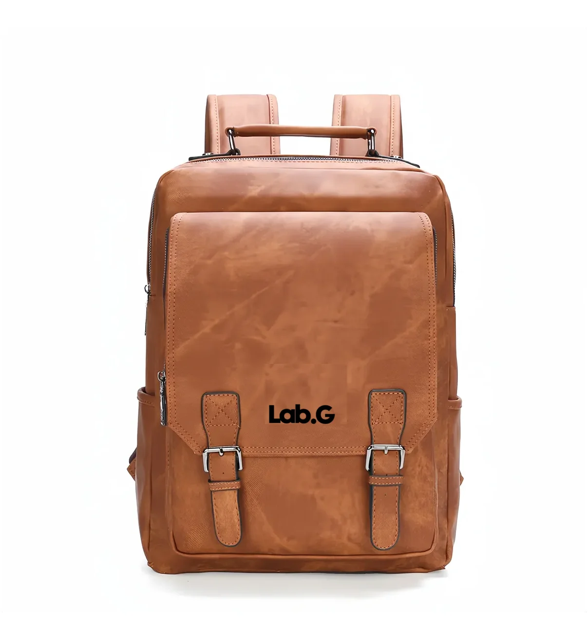 Mochila De Hombre Moda Impermeable Lab.G Casual Mochila De Viaje Computadora Beige