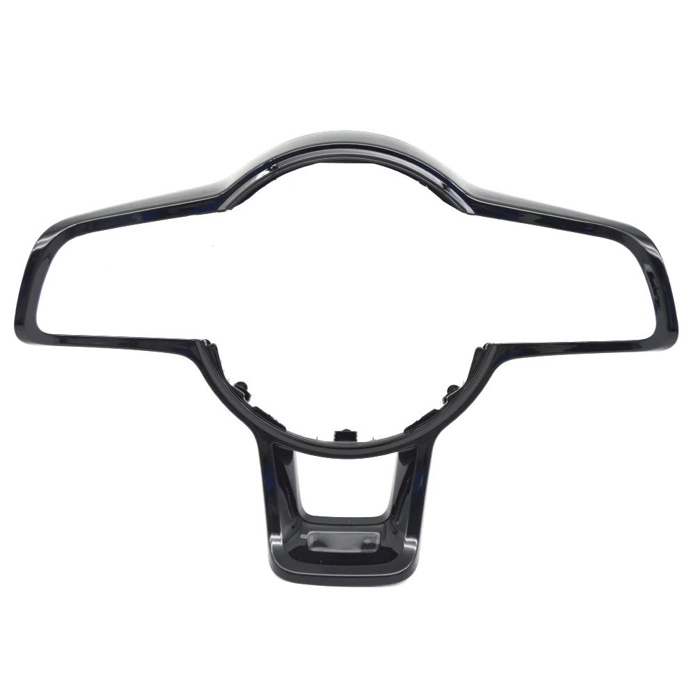 

FOR VW Passat B8 Golf7 T-Roc Arteon Polo Tiguan Touran Flat Bottom R Line Steering Wheel Trim Button Frame with R GTI Logo Badge