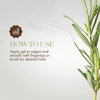 3Pack Deal Mielle Rosemary Mint Strengthening Edge Hair Gel 2oz/ 57g - Strong Hold, Nourishes Edges, Adds Natural Shine 4