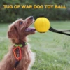 Dog Toy Balls On a Rope for Small Medium Large Dogs Chewers, Durable Interactive Ball for Training Dogs, EVA Foam Ball Floats 2