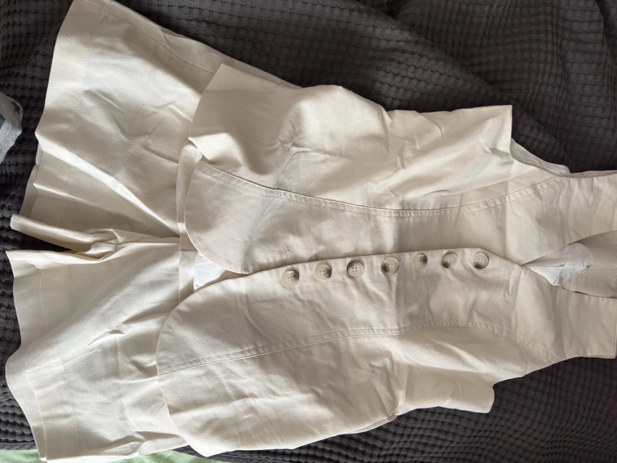Breathable Cotton Linen Vest Shorts Set - Perfect Summer Outfit photo review