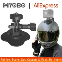 for GoPro Helmet Adhesive Sticky Mounts for SJCAM AKASO Insta360 DJI Action Camera Accessory Motorcycle Helmet Fixed Base Mount 1
