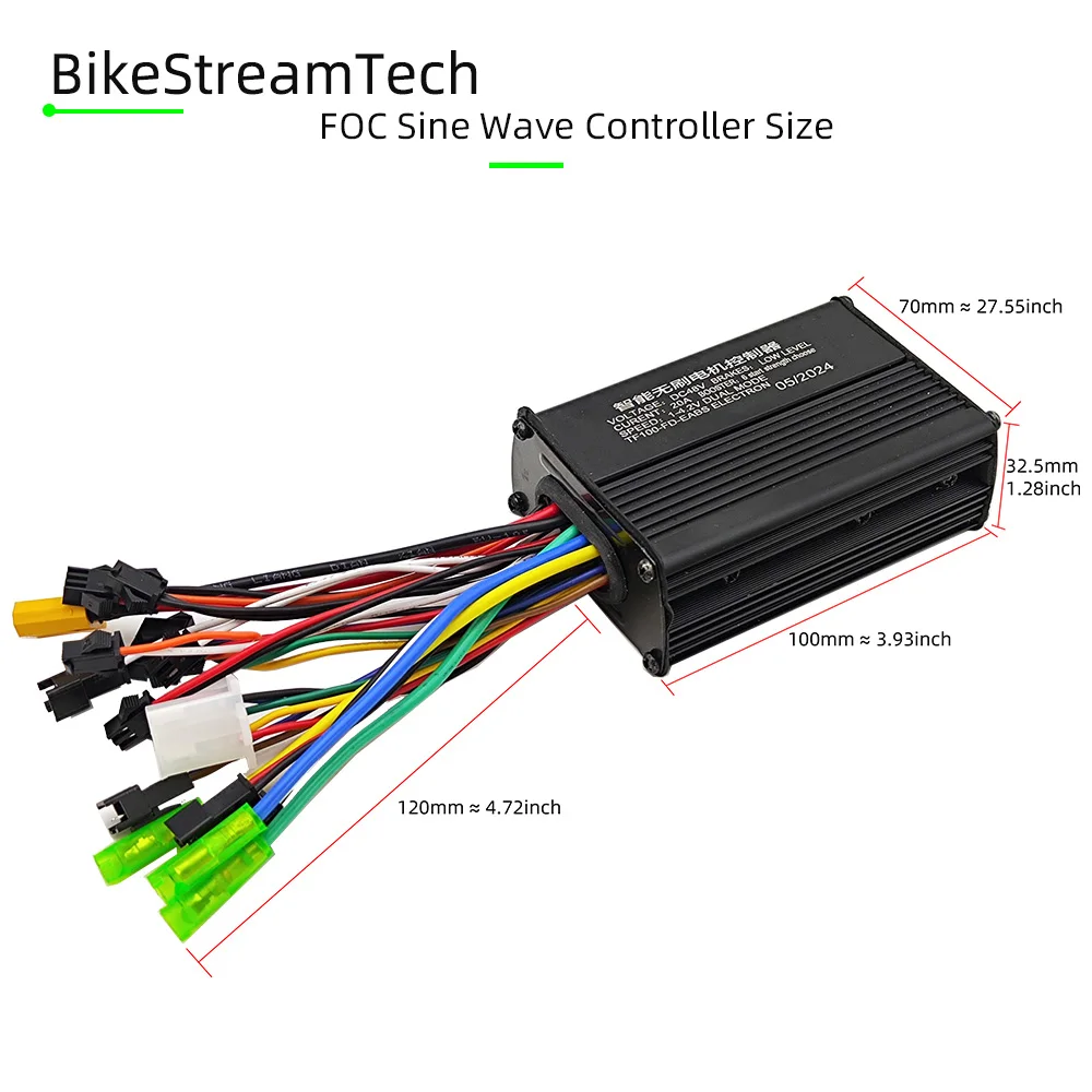 전기 자전거 브러시리스 모터 사인파 컨트롤러 36V 48V 60V 500W 25A 350W 18A SW900 LCD 디스플레이 전기 산악 자전거 스쿠터용