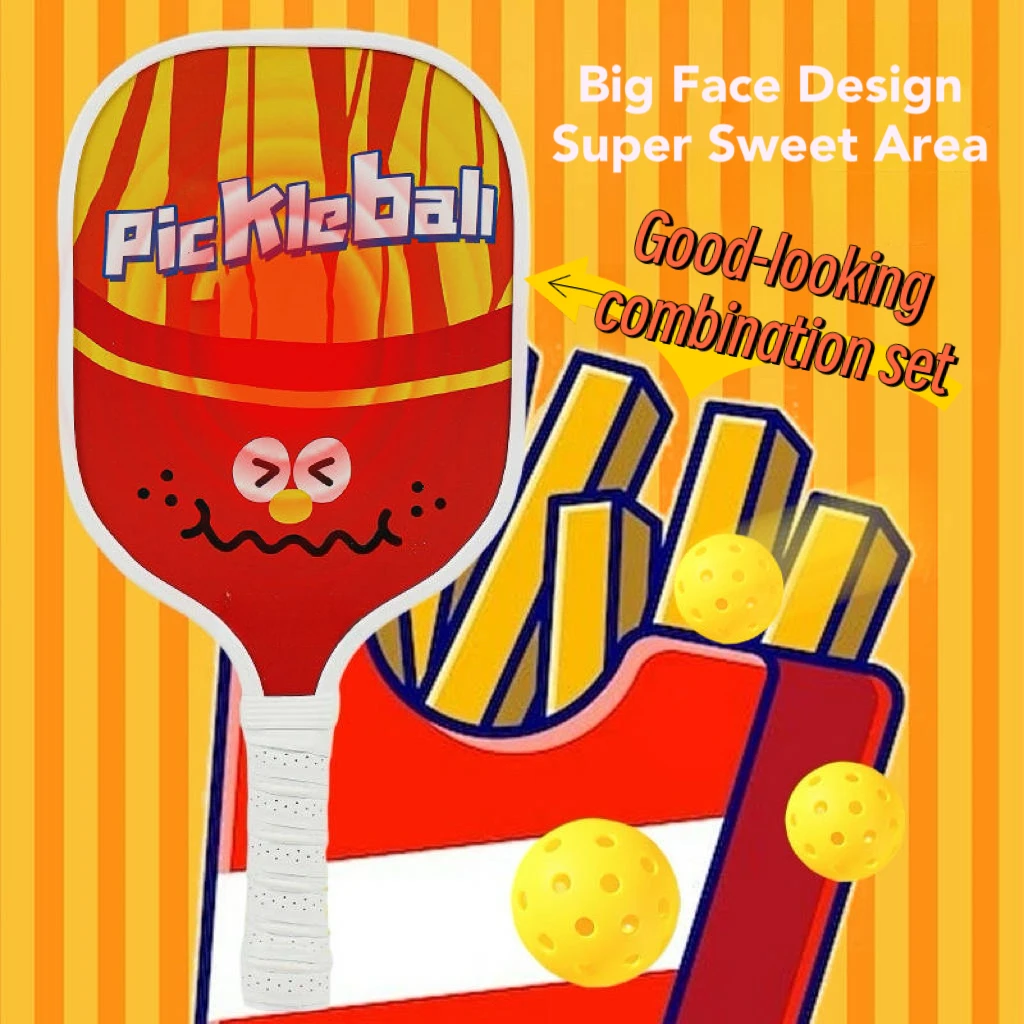 Beginner Pickleball Paddles Plus Balls 6