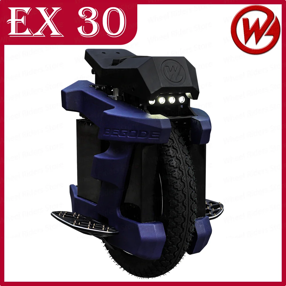 Begode EX30 Electric Unicycle Gotway Suspension Distance 100mm EX30 Electric Unicycle EUC 4000W