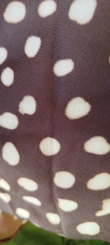 Women's European Style Polka Dot Sleeveless Suspender Dress photo review